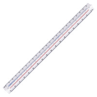 Staedtler Mars Triangular Scale for Engineers, 12 Inches, White Item Number 1069541