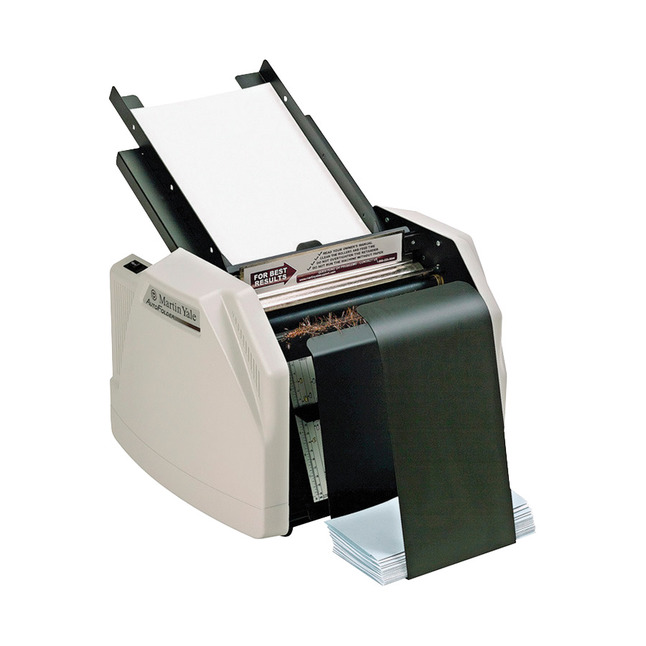 Martin Yale Automatic Paper Folder, 7500 Sheets per Hour, 16 to 28 Pounds, 24 x 15 x 16 Inches, Item Number 1089206