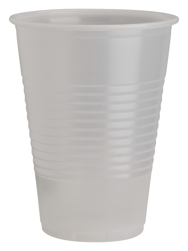 Genuine Joe Cold Beverage Cup, 9 oz, Plastic, Translucent, Case of 2400, Item Number 1099152