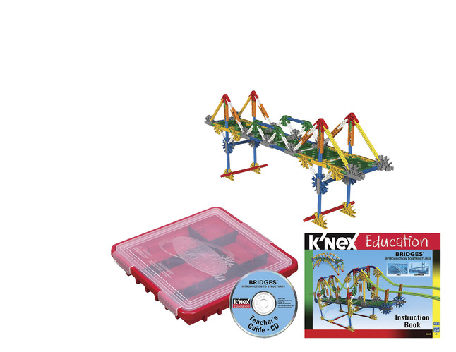 Intro to Structures: Bridges Set For Grades 3-5 Construction Education Toy K'NEX 78640 207 Pieces K’NEX Education