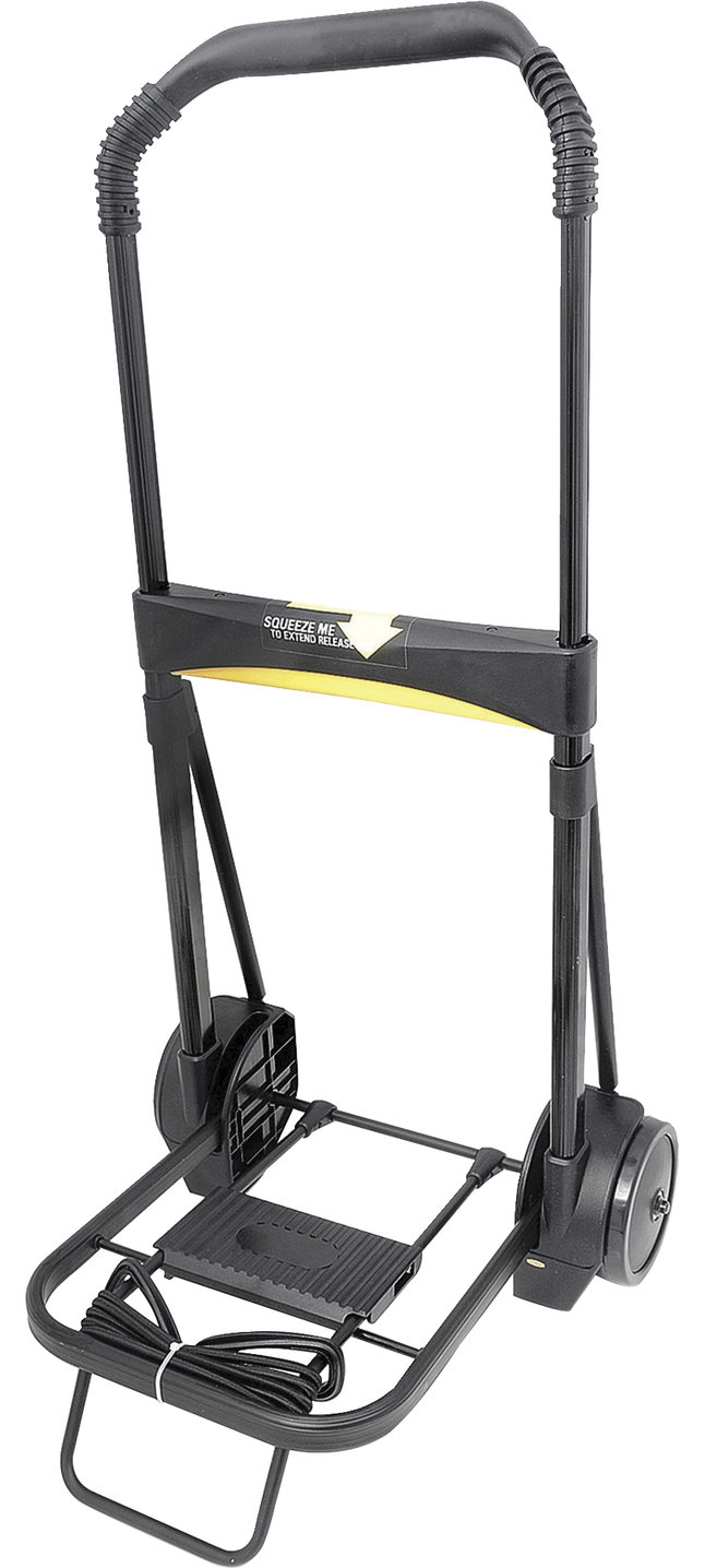 Kantek Ultra-Lite Folding Cart, 250 Pound Capacity, Black, Item Number 1110420