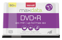 Maxell DVD-R High Speed Recordable Disc 4.7GB Spindle, Item Number 1116887