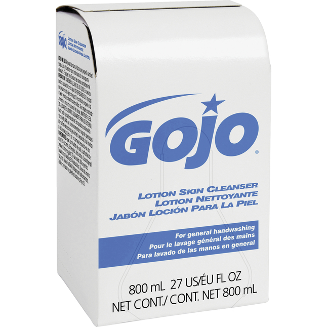 Gojo Lotion Soap Refill for Bag-in-Box Dispensing System, 800 ml, Floral, Pink, Sodium Lauryl Sulfate, Item Number 1119574