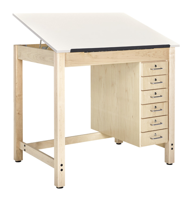 Image for Diversified Woodcrafts Drafting Table, 42 x 30 x 39-3/4 Inches, Maple from School Specialty