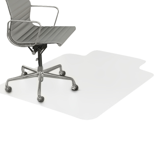 Image for Deflecto Supermat Chair Mat w/Lip, For Medium Pile Carpets, 45 x 53 Inches, Beveled Edge from School Specialty