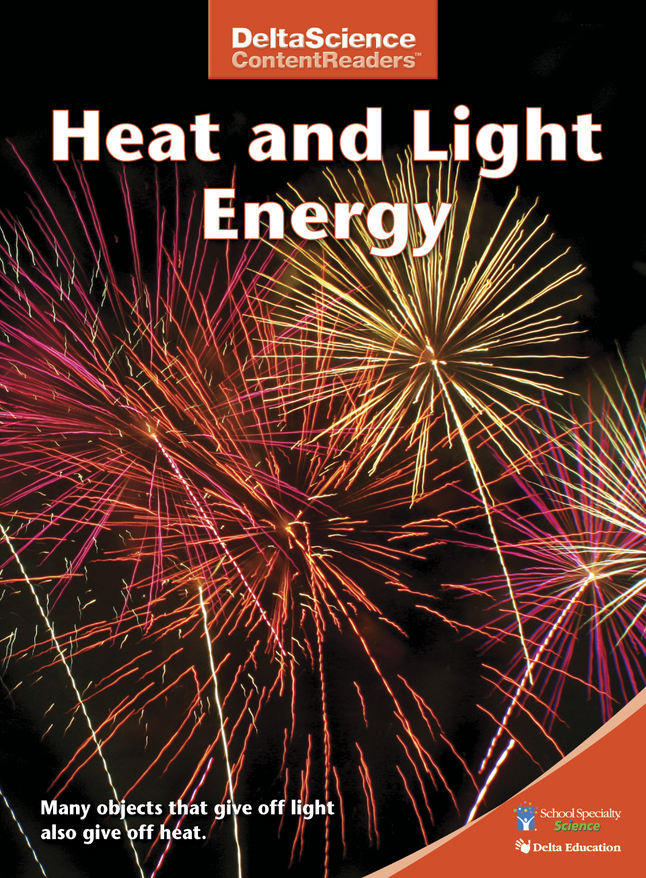 Image for Delta Science Content Readers Heat and Light Energy Red Book, Pack of 8 from SSIB2BStore
