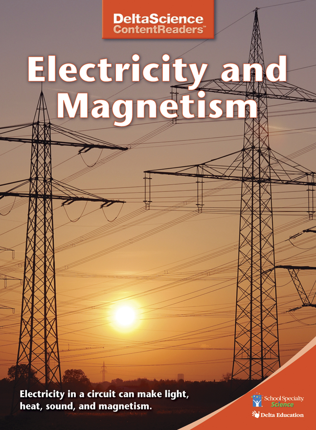 Image for Delta Science Content Readers Electricity and Magnetism Red Book, Pack of 8 from School Specialty