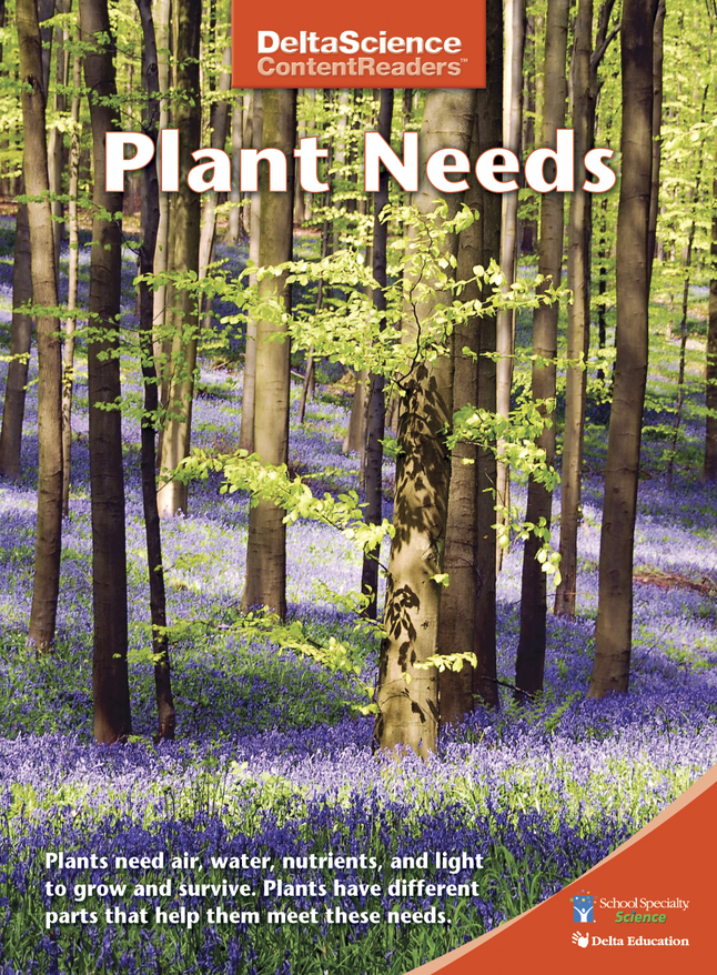 Image for Delta Science Content Readers Plant Needs Red Book, Pack of 8 from SSIB2BStore