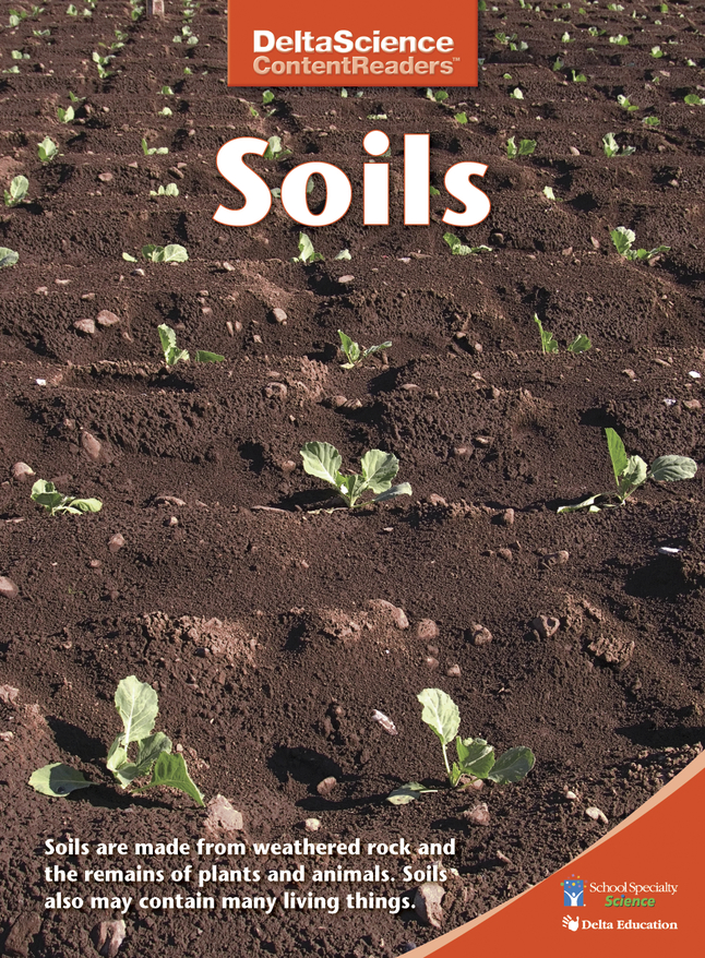 Delta Science Content Readers Soils Red Book, Pack of 8, Item Number 1278106