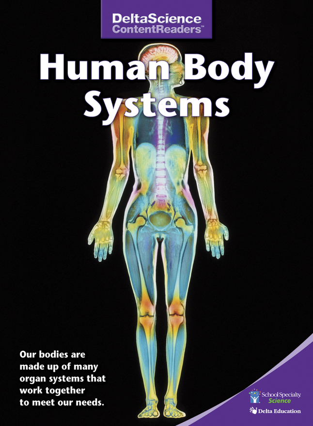 Delta Science Content Readers Human Body Systems Purple Book, Pack of 8, Item Number 1278123