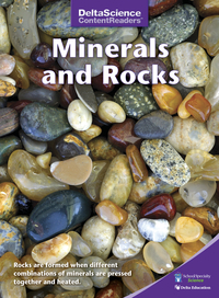 Image for Delta Science Content Readers Minerals, Rocks and Fossils Purple Book, Pack of 8 from SSIB2BStore