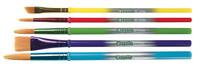 Crayola Round Synthetic Paint Brush Set, Assorted Size, Assorted Color, Set of 5 Item Number 1280532