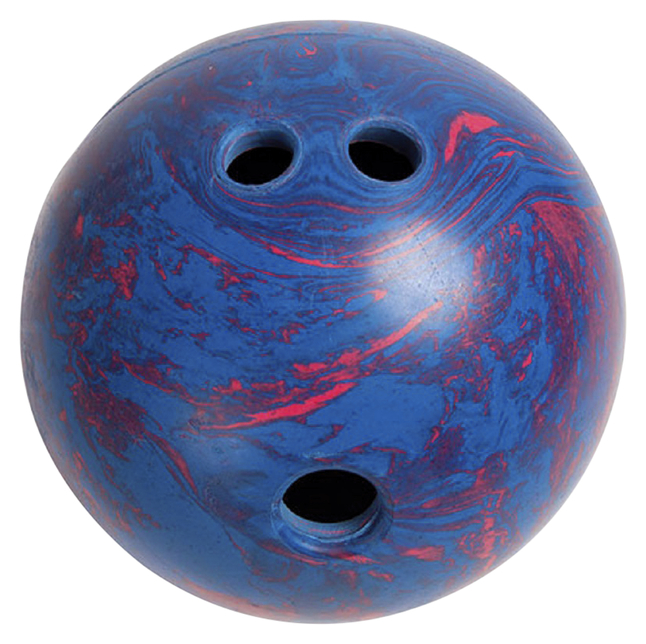 Champion Lightweight Bowling Ball Teal and Red Swirl 5 Pounds 