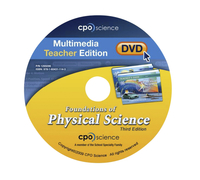 CPO Science Foundations of Physical Science Interactive 3rd Edition Teacher Edition DVD, Item Number 1295099