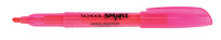 School Smart Non-Toxic Pen Style Highlighter, Chisel Tip, Pink, Pack of 12 Item Number 1298546