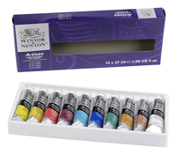 Winsor & Newton Artisan Water-Mixable Oil Color Set, Assorted Colors, Set of 10 Item Number 1300274