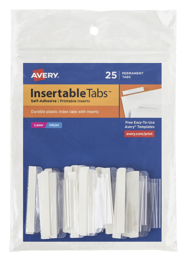 Bulk Packed Laser Printable Index Tabs Permanent Adhesive 375 Tabs Per Pack 39020 Assorted Colors 1-1/8 x 1-1/4 Inches - 1 