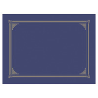 Geographics Award Document Cover, 12-1/2 x 9-3/4 Inches, Metallic Blue, Pack of 6, Item Number 1310308