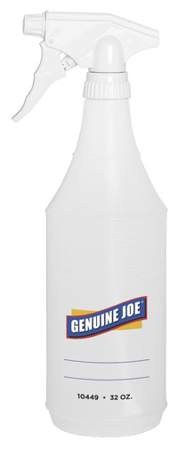 Genuine Joe Spray Bottle with Trigger Adjustable Spray, Item Number 1310451