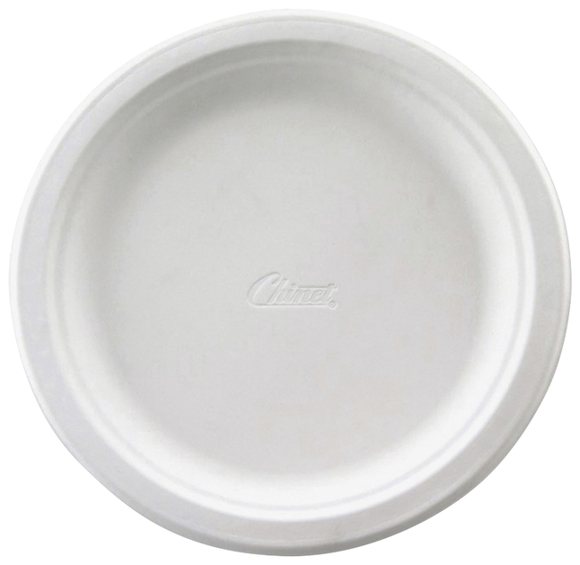 Huhtamaki Chinet Premium Fiber Tableware, 8-3/4 Inches, White, Pack of 125, Item Number 1310953