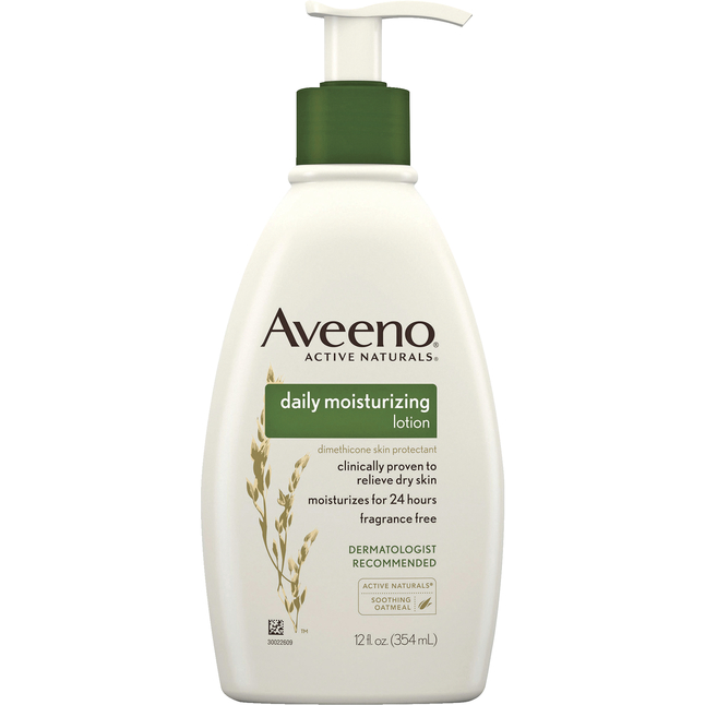 Aveeno Non-Greasy Fragrance-Free Daily Moisturizing Lotion, 12 oz, Item Number 1311174