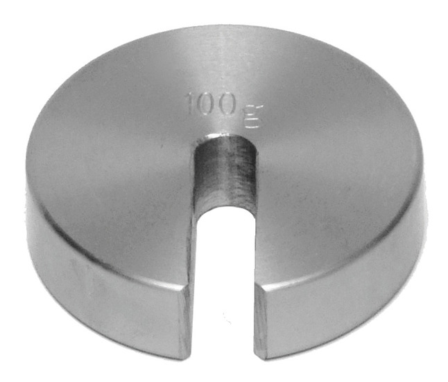 Troemner Stainless Steel Slotted Replacement Weight - 50 g, Item Number 1324344