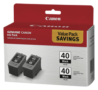 Canon Ink Cartridge, Black, Pack of 2, Item Number 1330740