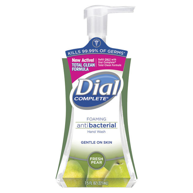 Dial Complete Foaming Hand Soap, 7.5 oz, Fresh Pear, Item Number 1334518