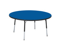Classroom Select T-Mold Activity Table, Round, Adjustable Height, 36 Inches, Item Number 1334855