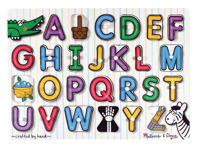 Melissa & Doug Colorful See-Inside Alphabet Puzzle, Item Number 1335952