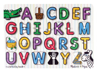 Melissa & Doug Colorful See-Inside Alphabet Puzzle Item Number 1335952