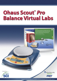 Ohaus Scout Pro Balance Virtual Lab Individual License CD-ROM, Item Number 1335982