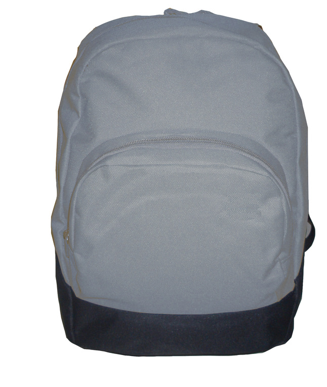 School Smart 1-Pocket Backpack, Polyester, Grey, Item Number 1336645