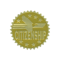 Hammond & Stephens Citizenship Gold Foil Embossed Seal, Item Number 1337937