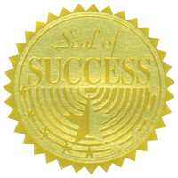 Hammond & Stephens Seal of Success Gold Foil Embossed Seal, Item Number 1340773
