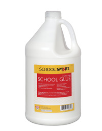 School Smart Washable School Glue, 1 Gallon Bottle, White Item Number 1565727
