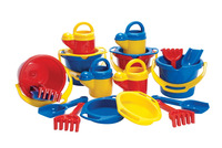 Dantoy Sand and Water Multi-Tools, Assorted Colors, Set of 20, Item Number 1356637