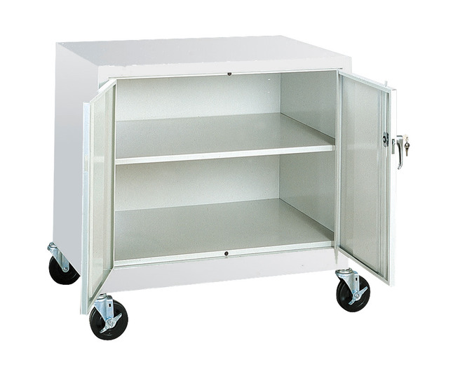 Sandusky Lee Elite 2 Shelf Transport Mobile Cabinet 36 X 24 X 36 Inches Various Options