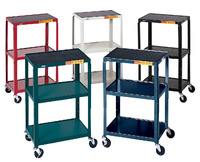 Image for Bretford Adjustable Cart With 4 Inch Casters-Power, 24 W X 18 D X 26-42 H from School Specialty