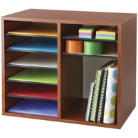 Safco 12 Compartment Literature Organizer, 19-1/2 x 12 x 16 Inches, Item Number 1363902