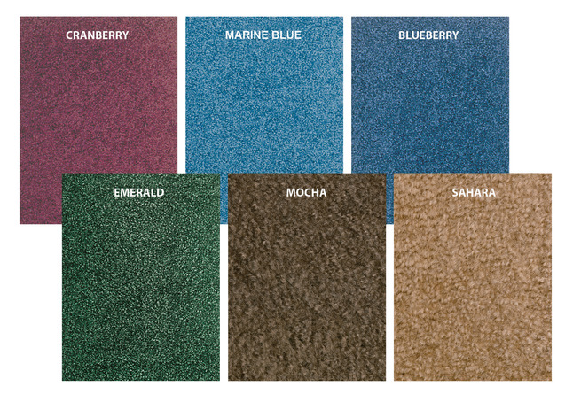 Carpets for Kids Mt. St. Helens Solid Color Carpet, 8 Feet 3 Inches x 11 Feet 8 Inches, Oval, Blueberry Blue, Item Number 5009451