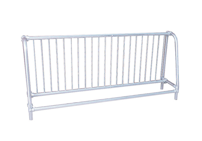 Ultra Site Portable Single-Sided Traditional Bicycle Rack, 5 ft L, Steel, Galvanized, Item Number 1364784