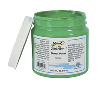 Sax True Flow Acrylic Mural Paint, 1 Quart Plastic Container, Green