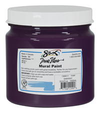 Sax True Flow Acrylic Mural Paint, 33.8 Ounce Plastic Container, Violet Item Number 1368011