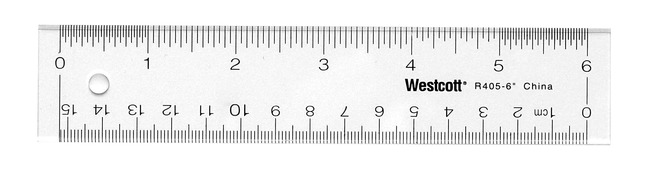 Clear Metric Beveled Ruler 6 – The Net Loft Traditional Handcrafts
