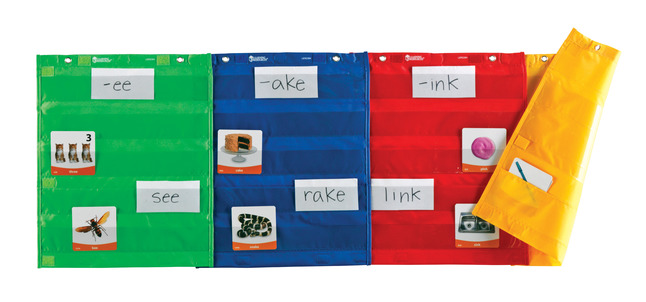 Free Shipping Learning Resources Magnetic Pocket Chart Squares New 