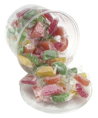 Office Snax Assorted Fruit Slice Flavored Variety Candy - Tub of Candy, 2 lb, Item Number 1375132