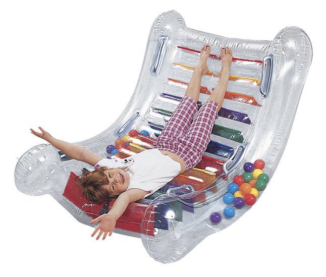 Abilitations Inflatable Sensarock With Balls 53 X 40 Inches 