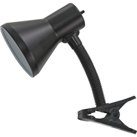 Image for Lorell Clip-on Desk Lamp with 10-watt LED Bulb, Black from School Specialty