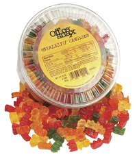 Office Snax Gummy Bear Variety Candy - Tub of Candy, 32 oz, Item Number 1377606